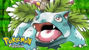 Pokemon Green Version Game Cover