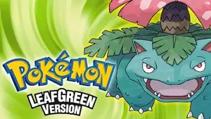 Pokemon LeafGreen Version Game Cover