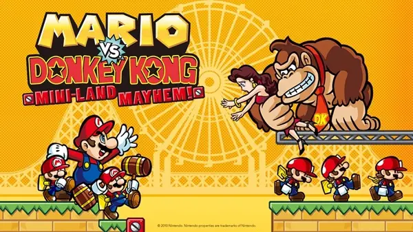 Mario vs. Donkey Kong: Mini-Land Mayhem Background Image