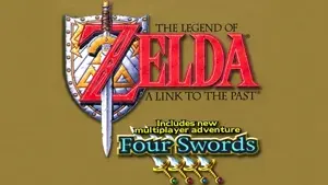 The Legend of Zelda: Four Swords Game Cover