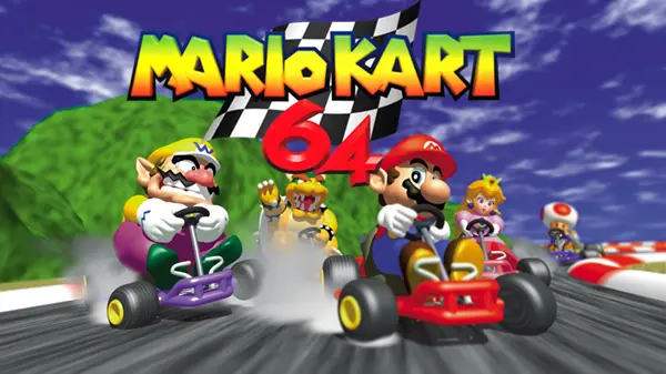 Mario Kart 64 Background Image
