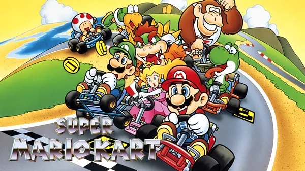 Super Mario Kart Background Image