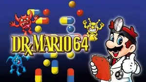 Dr. Mario 64 Game Cover