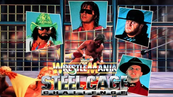WWF WrestleMania: Steel Cage Challenge Background Image